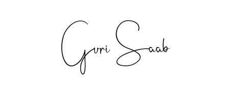 Get inspired by this graceful Andilay-7BmLP signature style for name Guri Saab. Smooth loops and balanced proportions for everyday use. Guri Saab signature style 4 images and pictures png