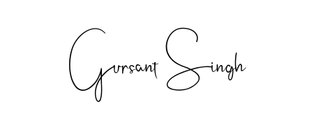 Also You can easily find your signature by using the search form. We will create Gursant Singh name handwritten signature images for you free of cost using Andilay-7BmLP sign style. Gursant Singh signature style 4 images and pictures png