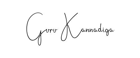 Generate high-definition signature styles for Guru Kannadiga. The Andilay-7BmLP typeface ensures crisp legibility and sophisticated design. Guru Kannadiga signature style 4 images and pictures png