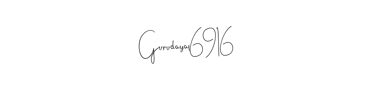 Use a signature maker to create a handwritten signature online. With this signature software, you can design (Andilay-7BmLP) your own signature for name Gurudayal6916. Gurudayal6916 signature style 4 images and pictures png