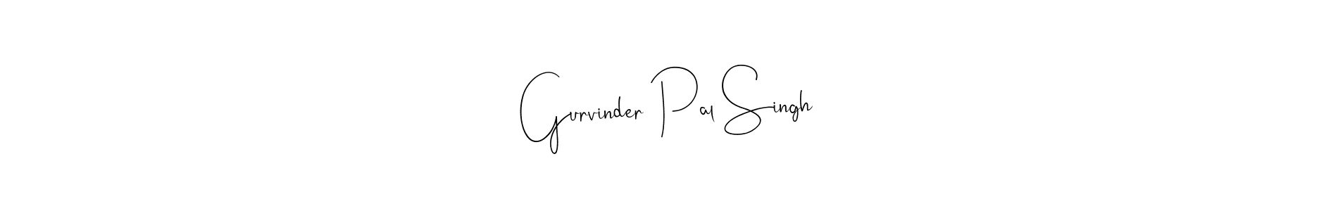 Gurvinder Pal Singh stylish signature style. Best Handwritten Sign (Andilay-7BmLP) for my name. Handwritten Signature Collection Ideas for my name Gurvinder Pal Singh. Gurvinder Pal Singh signature style 4 images and pictures png