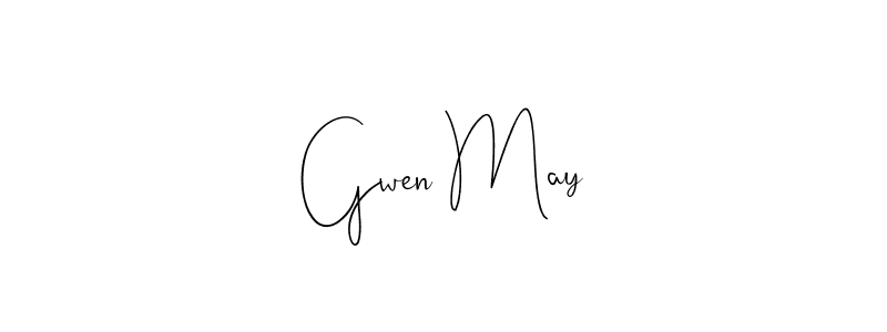 How to Draw Gwen May signature style? Andilay-7BmLP is a latest design signature styles for name Gwen May. Gwen May signature style 4 images and pictures png