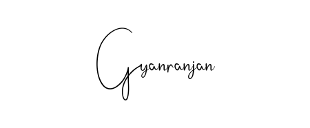 Discover the perfect balance of readability and style for Gyanranjan with Andilay-7BmLP font. Create your dream signature today. Gyanranjan signature style 4 images and pictures png