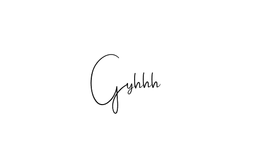How to make Gyhhh name signature. Use Andilay-7BmLP style for creating short signs online. This is the latest handwritten sign. Gyhhh signature style 4 images and pictures png