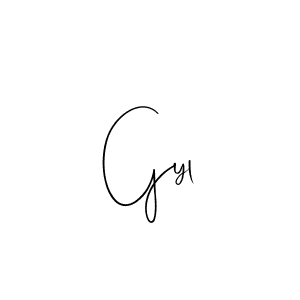 if you are searching for the best signature style for your name Gyl. so please give up your signature search. here we have designed multiple signature styles  using Andilay-7BmLP. Gyl signature style 4 images and pictures png