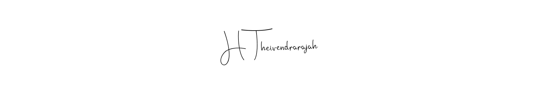 Design your own signature with our free online signature maker. With this signature software, you can create a handwritten (Andilay-7BmLP) signature for name H  Theivendrarajah. H  Theivendrarajah signature style 4 images and pictures png