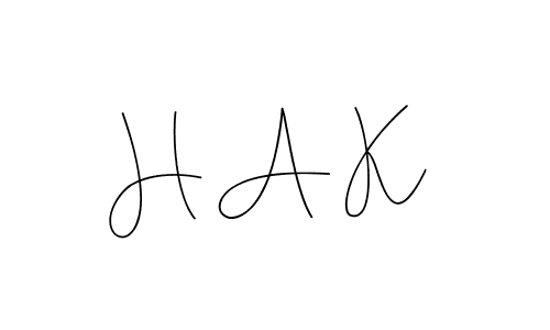 How to make H A K signature? Andilay-7BmLP is a professional autograph style. Create handwritten signature for H A K name. H A K signature style 4 images and pictures png