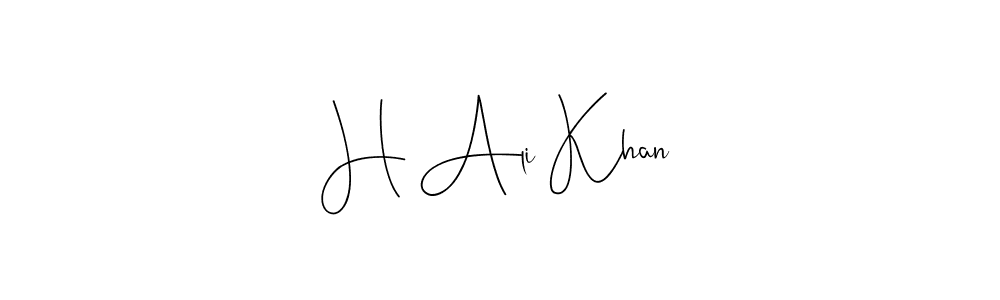 Also we have H Ali Khan name is the best signature style. Create professional handwritten signature collection using Andilay-7BmLP autograph style. H Ali Khan signature style 4 images and pictures png