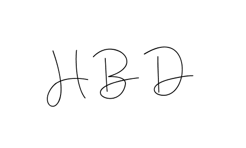 Make a beautiful signature design for name H B D. Use this online signature maker to create a handwritten signature for free. H B D signature style 4 images and pictures png