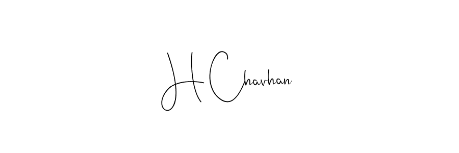 Make a beautiful signature design for name H Chavhan. Use this online signature maker to create a handwritten signature for free. H Chavhan signature style 4 images and pictures png