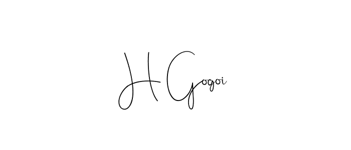Make a short H Gogoi signature style. Manage your documents anywhere anytime using Andilay-7BmLP. Create and add eSignatures, submit forms, share and send files easily. H Gogoi signature style 4 images and pictures png