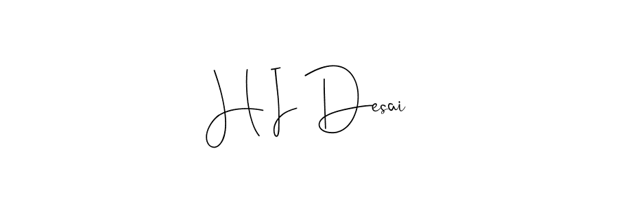 How to Draw H I Desai signature style? Andilay-7BmLP is a latest design signature styles for name H I Desai. H I Desai signature style 4 images and pictures png