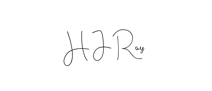 It looks lik you need a new signature style for name H J Ray. Design unique handwritten (Andilay-7BmLP) signature with our free signature maker in just a few clicks. H J Ray signature style 4 images and pictures png