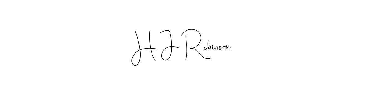 Use a signature maker to create a handwritten signature online. With this signature software, you can design (Andilay-7BmLP) your own signature for name H J Robinson. H J Robinson signature style 4 images and pictures png