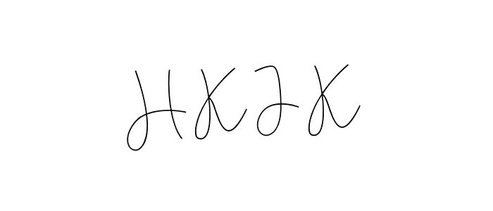 if you are searching for the best signature style for your name H K J K. so please give up your signature search. here we have designed multiple signature styles  using Andilay-7BmLP. H K J K signature style 4 images and pictures png