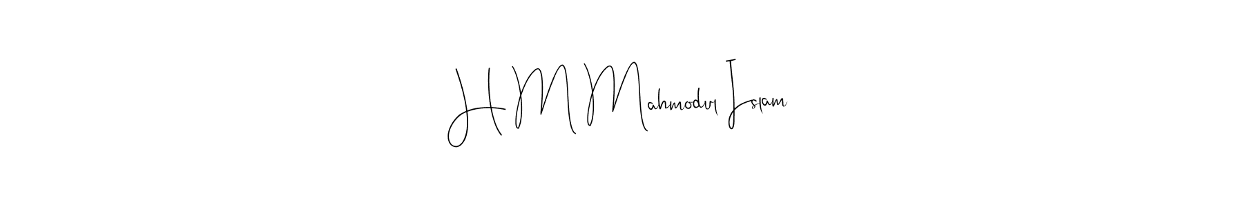 It looks lik you need a new signature style for name H M Mahmodul Islam. Design unique handwritten (Andilay-7BmLP) signature with our free signature maker in just a few clicks. H M Mahmodul Islam signature style 4 images and pictures png