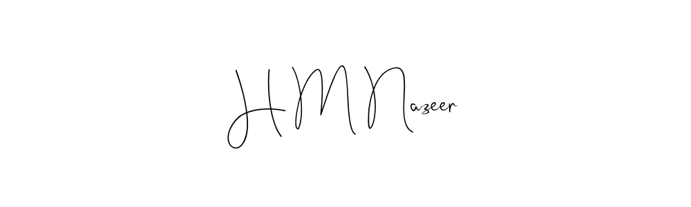 Check out images of Autograph of H M Nazeer name. Actor H M Nazeer Signature Style. Andilay-7BmLP is a professional sign style online. H M Nazeer signature style 4 images and pictures png