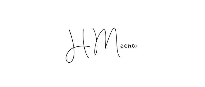 Make a short H Meena signature style. Manage your documents anywhere anytime using Andilay-7BmLP. Create and add eSignatures, submit forms, share and send files easily. H Meena signature style 4 images and pictures png