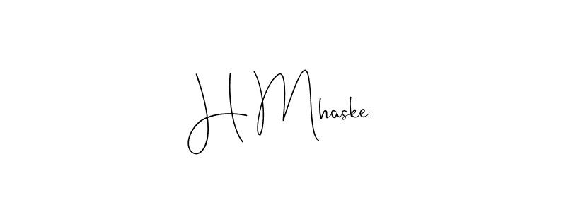 It looks lik you need a new signature style for name H Mhaske. Design unique handwritten (Andilay-7BmLP) signature with our free signature maker in just a few clicks. H Mhaske signature style 4 images and pictures png