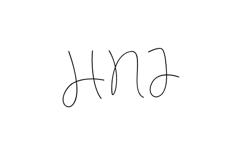Make a beautiful signature design for name H N J. With this signature (Andilay-7BmLP) style, you can create a handwritten signature for free. H N J signature style 4 images and pictures png