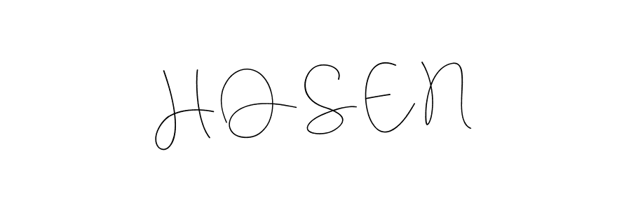 The best way (Andilay-7BmLP) to make a short signature is to pick only two or three words in your name. The name H O S E N include a total of six letters. For converting this name. H O S E N signature style 4 images and pictures png
