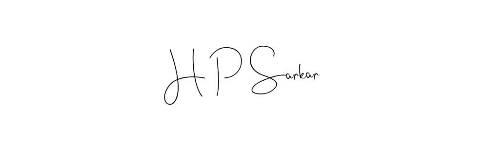 Design your own signature with our free online signature maker. With this signature software, you can create a handwritten (Andilay-7BmLP) signature for name H P Sarkar. H P Sarkar signature style 4 images and pictures png