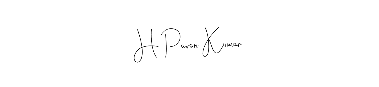 Make a beautiful signature design for name H Pavan Kumar. Use this online signature maker to create a handwritten signature for free. H Pavan Kumar signature style 4 images and pictures png