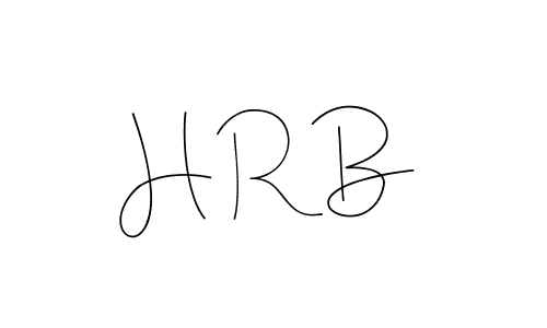 Best and Professional Signature Style for H R B. Andilay-7BmLP Best Signature Style Collection. H R B signature style 4 images and pictures png