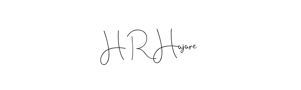 This is the best signature style for the H R Hajare name. Also you like these signature font (Andilay-7BmLP). Mix name signature. H R Hajare signature style 4 images and pictures png