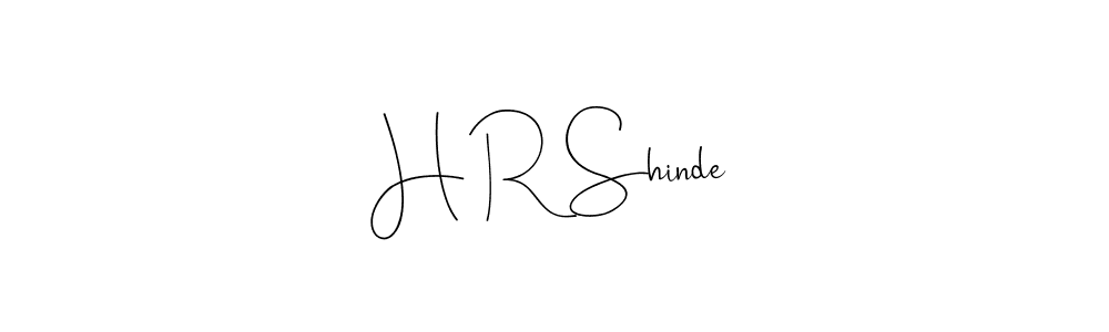 Use a signature maker to create a handwritten signature online. With this signature software, you can design (Andilay-7BmLP) your own signature for name H R Shinde. H R Shinde signature style 4 images and pictures png