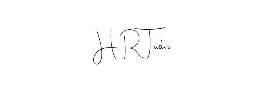 Similarly Andilay-7BmLP is the best handwritten signature design. Signature creator online .You can use it as an online autograph creator for name H R Tadvi. H R Tadvi signature style 4 images and pictures png