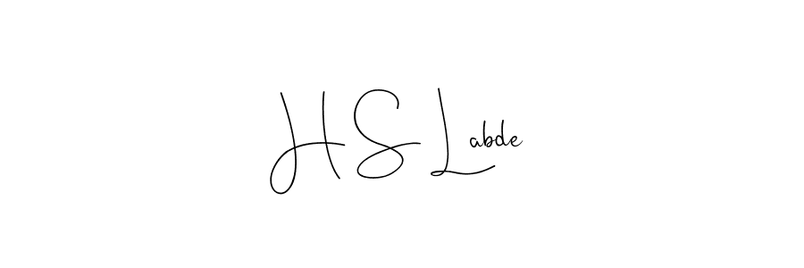 Here are the top 10 professional signature styles for the name H S Labde. These are the best autograph styles you can use for your name. H S Labde signature style 4 images and pictures png