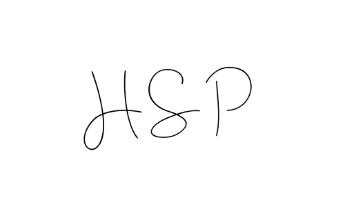 You should practise on your own different ways (Andilay-7BmLP) to write your name (H S P) in signature. don't let someone else do it for you. H S P signature style 4 images and pictures png