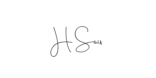 Here are the top 10 professional signature styles for the name H Saif. These are the best autograph styles you can use for your name. H Saif signature style 4 images and pictures png