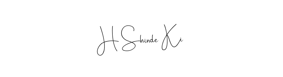 Also You can easily find your signature by using the search form. We will create H Shinde Ki name handwritten signature images for you free of cost using Andilay-7BmLP sign style. H Shinde Ki signature style 4 images and pictures png