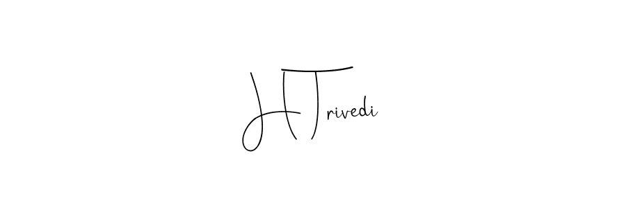 How to make H Trivedi signature? Andilay-7BmLP is a professional autograph style. Create handwritten signature for H Trivedi name. H Trivedi signature style 4 images and pictures png