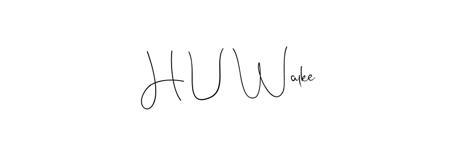 Use a signature maker to create a handwritten signature online. With this signature software, you can design (Andilay-7BmLP) your own signature for name H U Walke. H U Walke signature style 4 images and pictures png