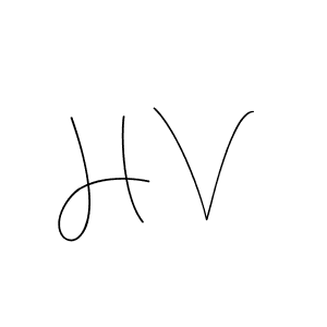 Best and Professional Signature Style for H V. Andilay-7BmLP Best Signature Style Collection. H V signature style 4 images and pictures png