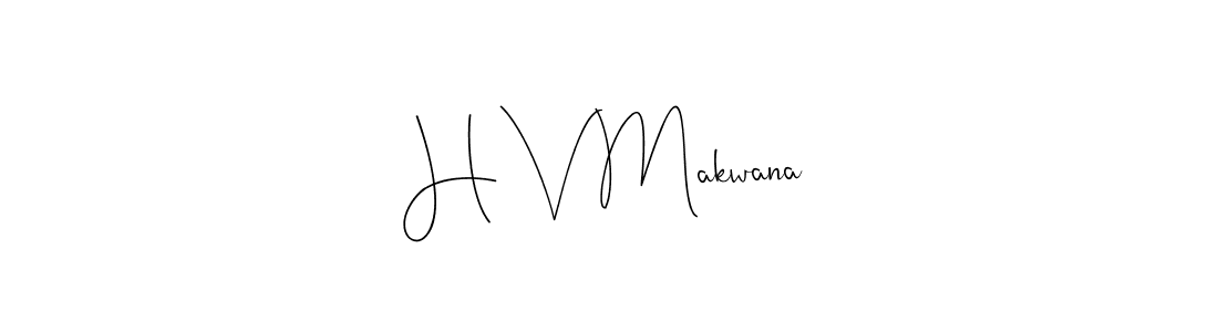 Here are the top 10 professional signature styles for the name H V Makwana. These are the best autograph styles you can use for your name. H V Makwana signature style 4 images and pictures png