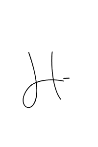 Make a beautiful signature design for name H-. Use this online signature maker to create a handwritten signature for free. H- signature style 4 images and pictures png