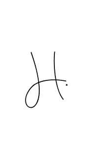 H. stylish signature style. Best Handwritten Sign (Andilay-7BmLP) for my name. Handwritten Signature Collection Ideas for my name H.. H. signature style 4 images and pictures png