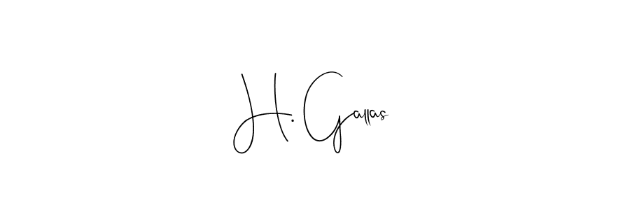 Best and Professional Signature Style for H. Gallas. Andilay-7BmLP Best Signature Style Collection. H. Gallas signature style 4 images and pictures png