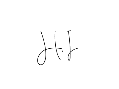 How to make H. I signature? Andilay-7BmLP is a professional autograph style. Create handwritten signature for H. I name. H. I signature style 4 images and pictures png