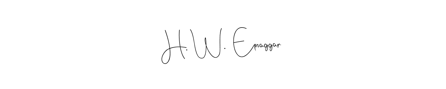 Best and Professional Signature Style for H. W.  Elnaggar. Andilay-7BmLP Best Signature Style Collection. H. W.  Elnaggar signature style 4 images and pictures png