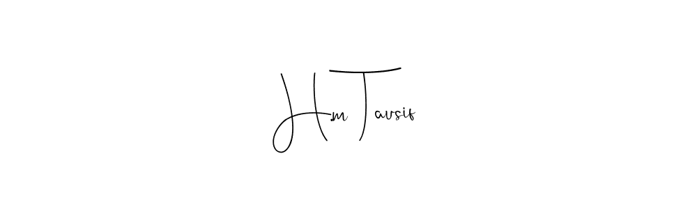 You should practise on your own different ways (Andilay-7BmLP) to write your name (H.m Tausif) in signature. don't let someone else do it for you. H.m Tausif signature style 4 images and pictures png