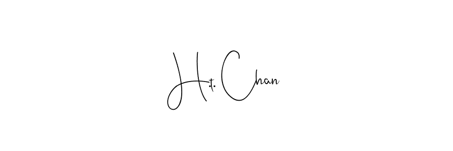 It looks lik you need a new signature style for name H.t. Chan. Design unique handwritten (Andilay-7BmLP) signature with our free signature maker in just a few clicks. H.t. Chan signature style 4 images and pictures png