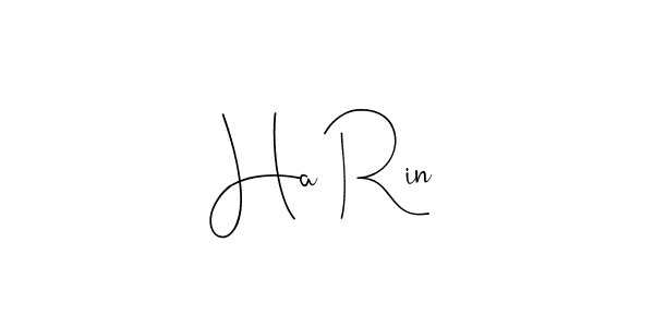 if you are searching for the best signature style for your name Ha Rin. so please give up your signature search. here we have designed multiple signature styles  using Andilay-7BmLP. Ha Rin signature style 4 images and pictures png