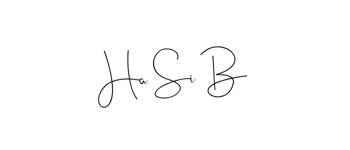 Similarly Andilay-7BmLP is the best handwritten signature design. Signature creator online .You can use it as an online autograph creator for name Ha Si B. Ha Si B signature style 4 images and pictures png