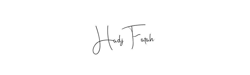 Also You can easily find your signature by using the search form. We will create Hadj Fatah name handwritten signature images for you free of cost using Andilay-7BmLP sign style. Hadj Fatah signature style 4 images and pictures png