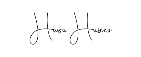 Also You can easily find your signature by using the search form. We will create Hafsa Hafeez name handwritten signature images for you free of cost using Andilay-7BmLP sign style. Hafsa Hafeez signature style 4 images and pictures png